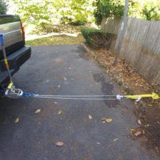 Stump Removal with a Cable Hoist
