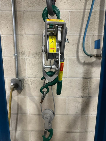 Refurb 1500-25 - 3/4 Ton Cable Hoist