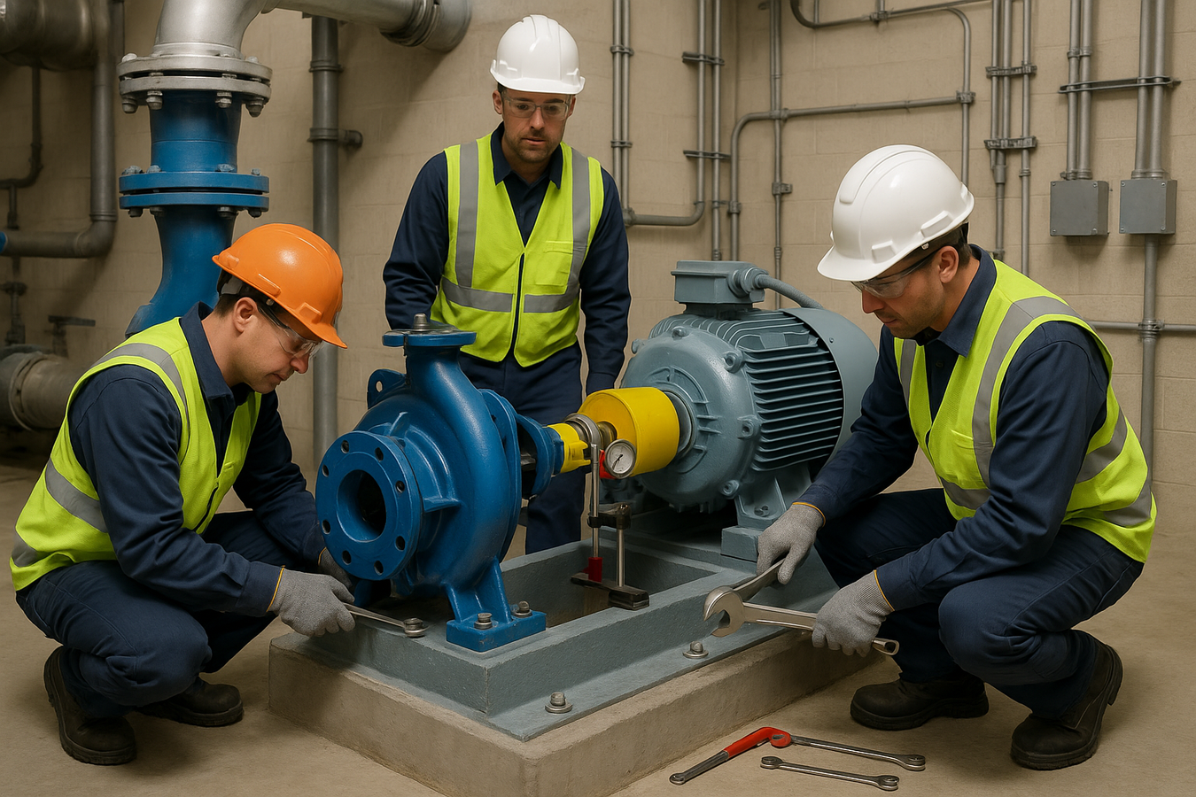 Pump and Motor Installation