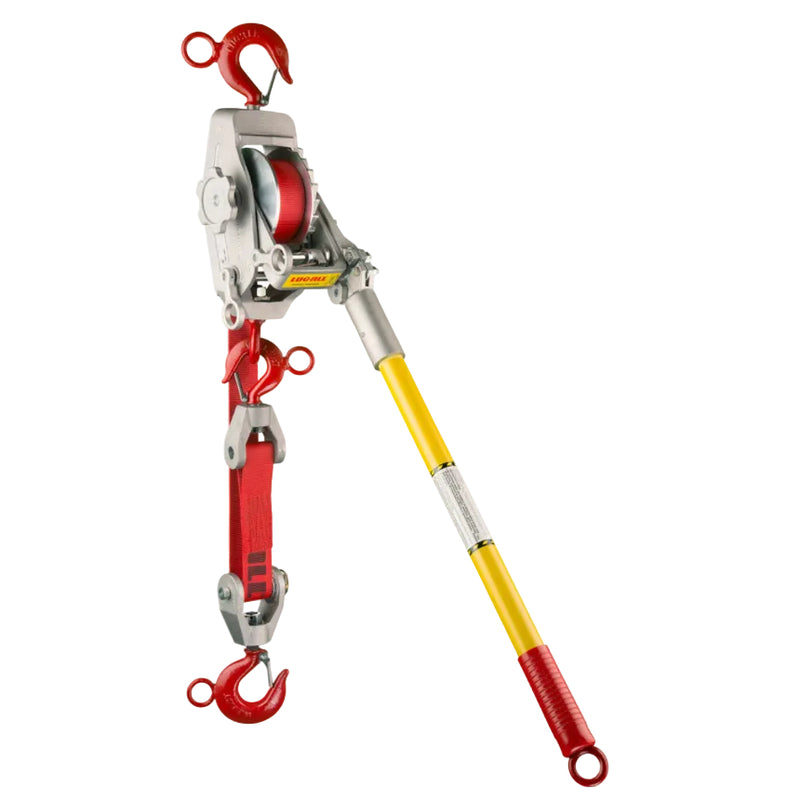 3-B - 1 1/2 Ton Web Strap Hoist w/ Hot Stick Rings