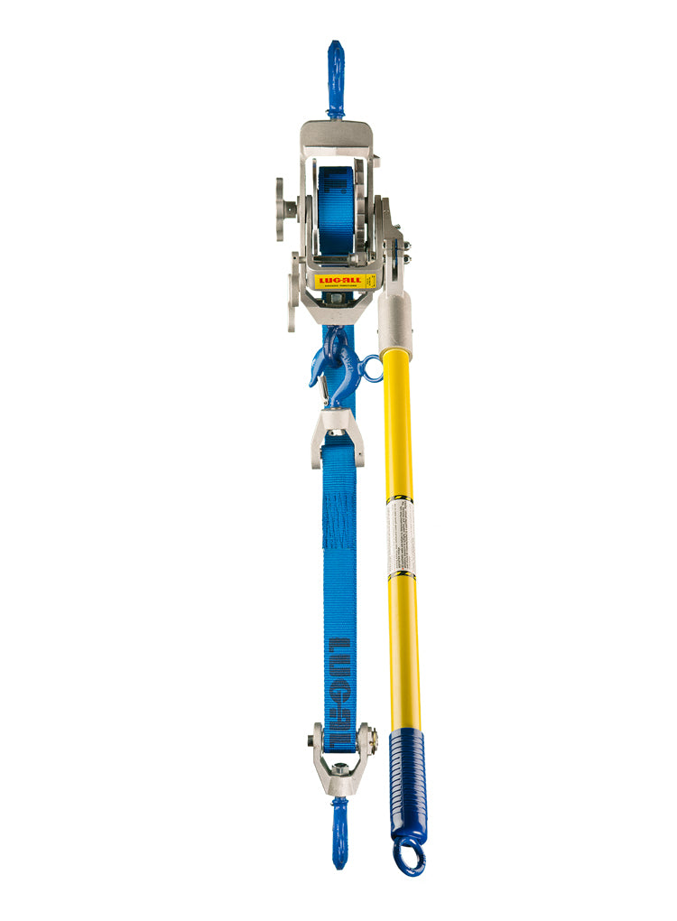 4-B - 2 Ton Web Strap Hoist w/ Hot Stick Rings