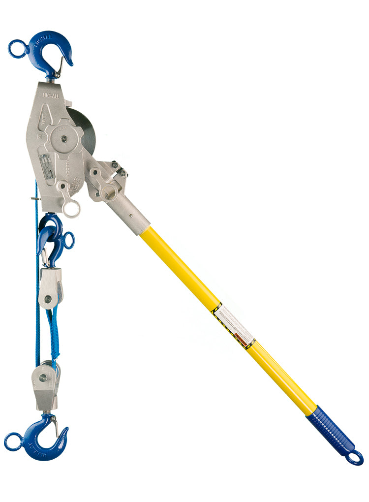 4-B - 2 Ton Web Strap Hoist w/ Hot Stick Rings